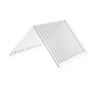 Revistero triangular acrílico transparente de escritorio, ideal for libros y decoración del hogar u oficina. revistero