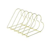 Revistero vertical de escritorio con forma de corazón de hierro for decoración del hogar, la escuela y la oficina. revistero