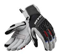 Revit Sand 4 Guantes de motocicleta para damas, negro-gris, tamaño L para Mujer