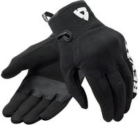 Revit Access Guantes de moto, negro-blanco, tamaño 2XL para Hombres