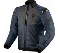 Revit Action H2O Chaqueta textil para motocicleta, negro-azul, tamaño S para Hombres