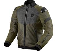 Revit Action H2O Chaqueta textil para motocicleta, negro/oliva, Talla S