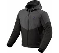 Revit Afterburn H20 Chaqueta textil para motocicleta, negro-gris, tamaño S para Hombres