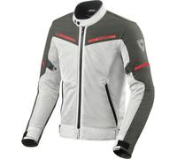 Revit Airwave 3 Chaqueta textil para motocicletas, blanco/gris, Talla M