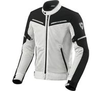 Revit Airwave 3 Chaqueta textil para motocicletas, Blanco/Negro, Talla XS