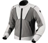 Revit Airwave 4 Chaqueta textil de moto, negro-gris-plata, tamaño XL para Hombres