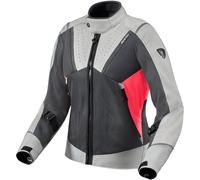 Revit Airwave 4 Chaqueta textil de moto para mujer, gris-rosa, tamaño 46