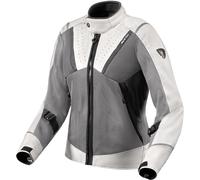 Revit Airwave 4 Chaqueta textil de moto para mujer, plata/antracita, Talla 36