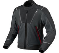 Revit Airwave 4 Chaqueta textil de motocicleta, negro-gris, tamaño M para Hombres