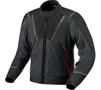 Revit Airwave 4 Chaqueta textil de motocicleta, negro-gris, tamaño L para Hombres