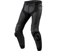 Revit Apex Pantalones de cuero para motocicletas, negro, Talla 52/32