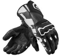 Revit Argon 3 Guantes perforados para motocicletas, negro-blanco, tamaño XL para Hombres