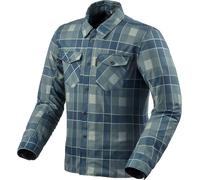 Revit Bison 2 H2O Camisa de motocicleta, azul, tamaño L para Hombres