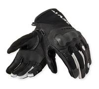 Revit Blaze Guantes de moto, negro-blanco, tamaño M para Hombres