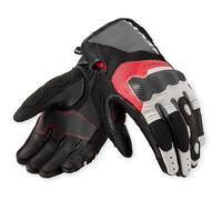 Revit Blaze Guantes de moto, negro-blanco-rojo, tamaño 2XL para Hombres