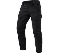 Revit Cargo 2 TF Vaqueros de moto, negro, Talla 33/32
