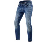 Revit Carlin SK Vaqueros de moto, azul, tamaño 33 34 para Hombres