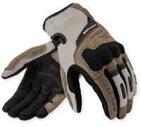 Revit Cavern Guantes de moto, Arena/Negro, Talla XL