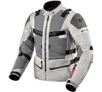 Revit Cayenne 2 Chaqueta textil para motocicleta, Plata, Talla M