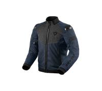 Rev'it! Chaqueta de Moto Action H2O Negro/Azul oscuroL Negro,Azul oscuro