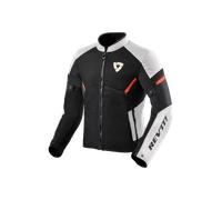 Revit GT-R Air 3 Chaqueta textil de motocicleta, blanco-rojo, tamaño S para Hombres