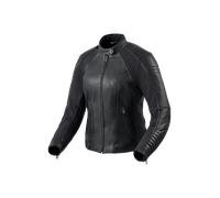 Revit Coral Chaqueta de cuero para motocicleta para damas, negro, tamaño 34 para Mujer