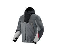 Revit Stratum GTX Chaqueta textil de motocicleta, negro-gris, tamaño L para Hombres