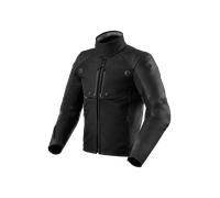 REV'IT! Revit Valve H2O Giacca in pelle per moto, nero, 50