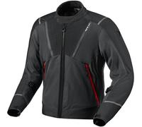 Revit Airwave 4 Chaqueta textil de moto, negro-gris, tamaño S para Hombres