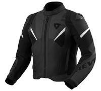 Revit Automate Chaqueta de cuero para moto perforada, negro, tamaño 46 para Hombres