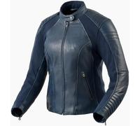 Revit Coral Chaqueta de cuero para motocicleta para damas, azul, tamaño 36 para Mujer