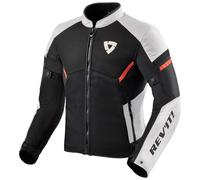 Revit GT-R Air 3 Chaqueta textil de motocicleta, blanco-rojo, tamaño 2XL para Hombres