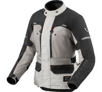 Revit Outback 5 H2O Chaqueta impermeable para motocicletas, negro-plata, tamaño 38 para Mujer