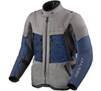 Revit Sand 5 H2O Chaqueta Textil Moto, gris, tamaño XL para Hombres