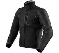 Revit Valve H2O Chaqueta de cuero para motocicleta, negro, tamaño 52 para Hombres