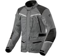 Revit Voltiac 3 H2O Chaqueta textil de moto, gris, tamaño 4XL para Hombres