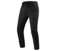 Revit Chino Mason Slim Pantalones Textiles de Moto, negro, Talla 36/32