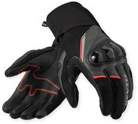 Revit Combustion Guantes de moto, negro-gris, tamaño L para Hombres