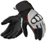 Revit Combustion Guantes de moto, negro-gris, tamaño L para Hombres