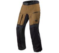 Revit Continent 2 Pantalones de motocross, negro-marrón, tamaño XL para Hombres