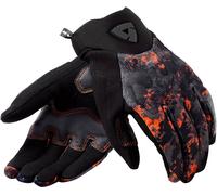 Revit Continent Guantes de motocicleta, negro-naranja, tamaño XL para Hombres