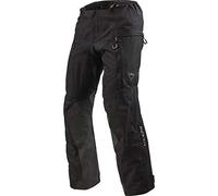 Revit Continent Pantalones Textiles para Motocicletas (Black,Long L)