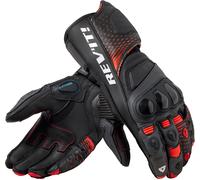 Revit Control, guantes L male Negro/Rojo Neón