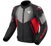 Revit Control H2O Chaqueta textil de moto, negro/rojo, Talla M