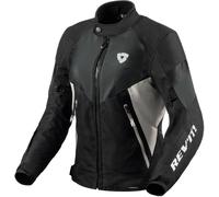 Revit Control H2O Chaqueta textil de moto para mujer, negro/plata, Talla 36