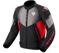 Revit Control H2O, chaqueta textil impermeable XL male Negro/Rojo/Gris