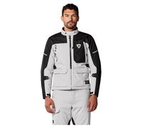 REV'IT! Convergent H2O Chaqueta de tela Plata/Negro 2XL unisex