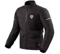 Revit Convergent H2O Chaqueta Textil de Motocicleta Impermeable, negro, Talla 4XL