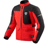 Revit Convergent H2O, chaqueta textil impermeable 3XL male Rojo/Negro