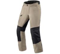 Revit Convergent H2O pantalones textiles impermeables para motocicletas, Arena/Negro, Talla M larga